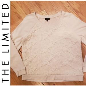 The Limited Quilted Rose Sweater